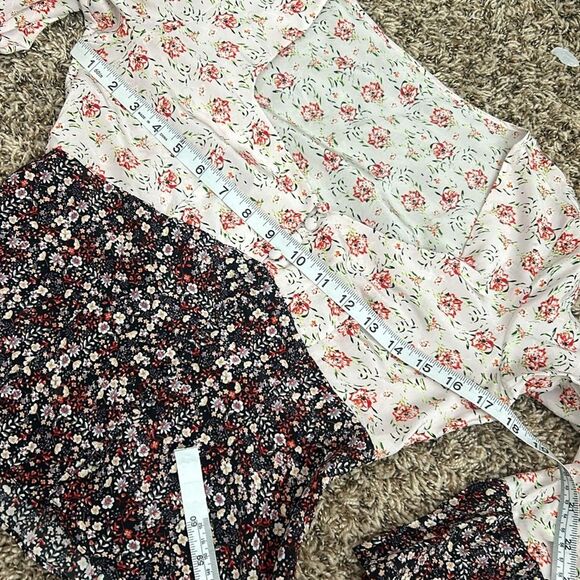 Intermix Doryll Bell Sleeve 100% Silk Top - Picture 10 of 12